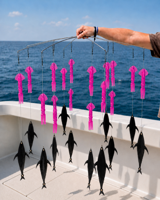 Epic Fishing Co Squid & Flaps Dredge - Offshore Teaser System for Marlin & Tuna