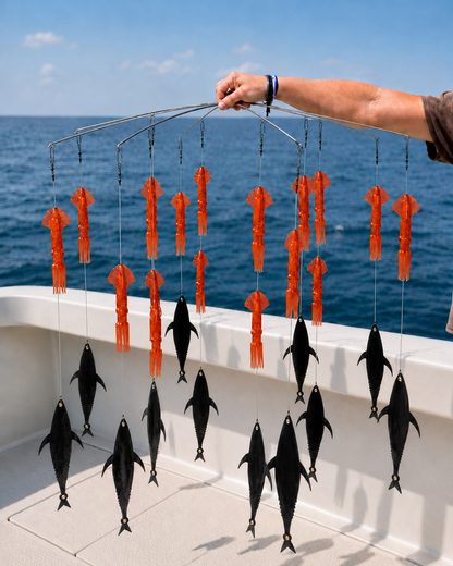 Epic Fishing Co Squid & Flaps Dredge - Offshore Teaser System for Marlin & Tuna