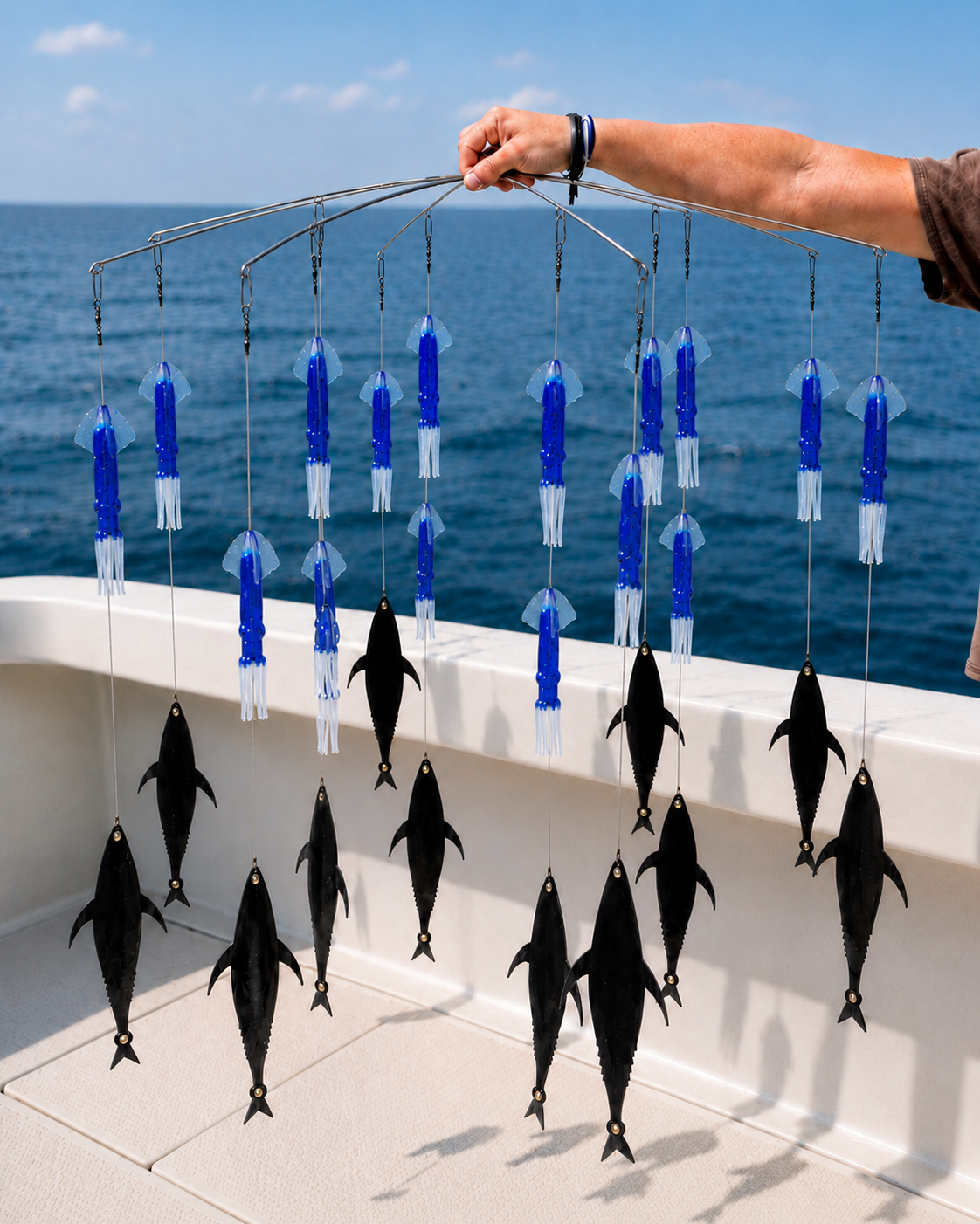 Epic Fishing Co Squid & Flaps Dredge - Offshore Teaser System for Marlin & Tuna