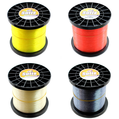 Sufix Superior Monofilament Bulk Spool - Fishing Line Clear & Hi-Vis - Offshore Leader