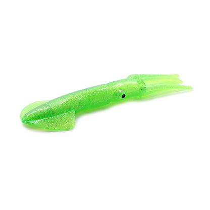 Epic Fishing 9 Inch Squid Green Sparkle