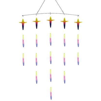 Epic Fishing Co Bulb Squid Spreader Bar Rainbow