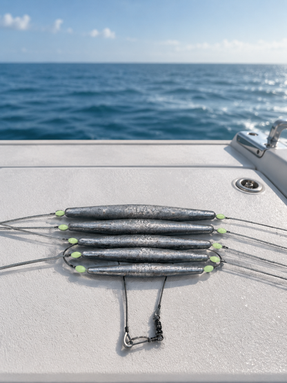 Epic Fishing Co Cigar Trolling Weight - High Speed Sinker for Wahoo Tuna