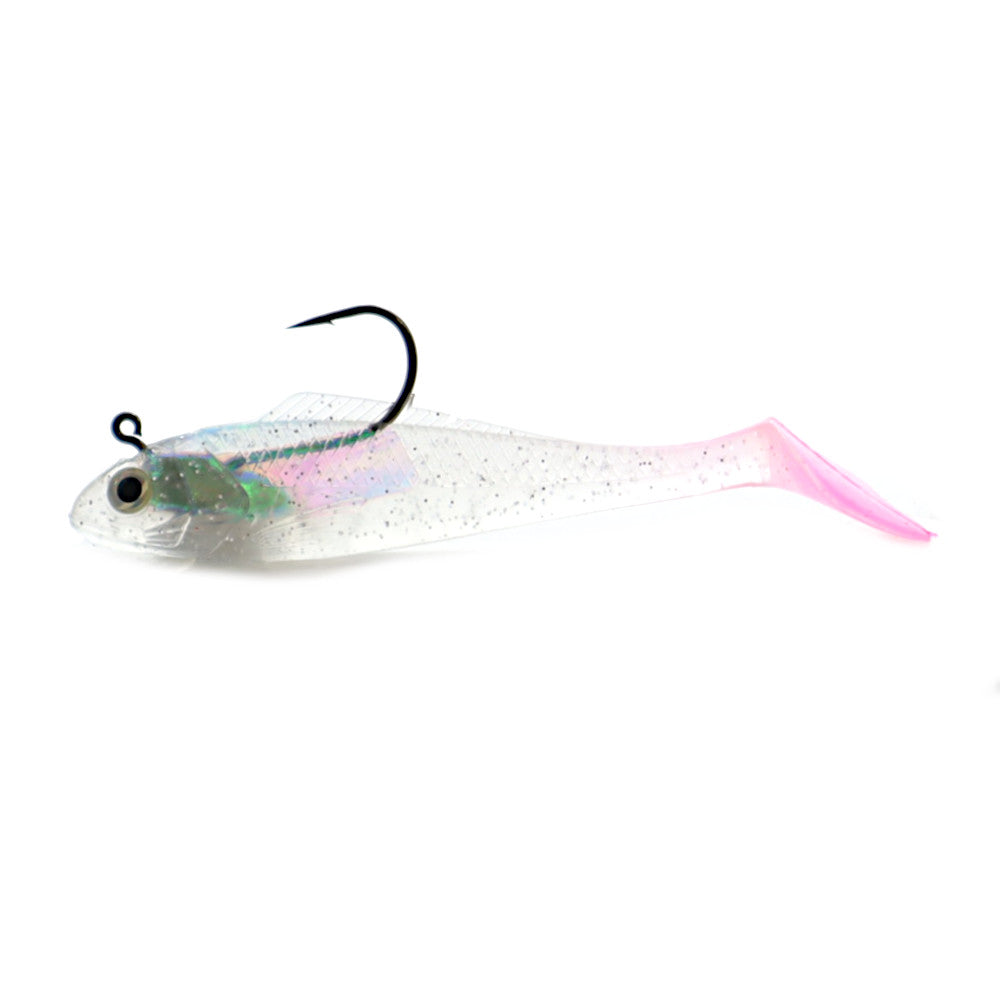 Billy Bay Halo Shad 3 Pack Clear Sparkle Pink Fire Tale