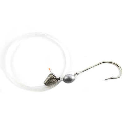 ballyhoo hooks with screw on weight Epic Ballyhoo Pin Rig | Wire, Mono & Fluoro | 8 Options 8/0 Hook