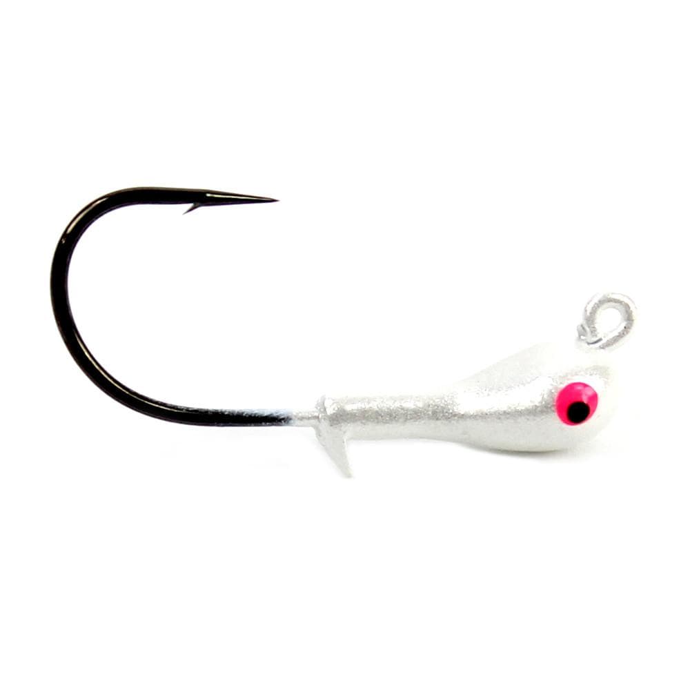 Blue Water Candy Jig Heads Pearl White