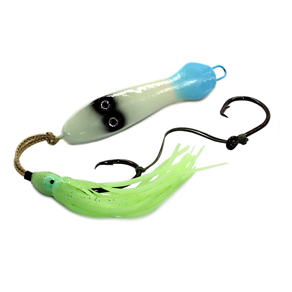 Blue Water Candy Roscoe Meat Jig Blue Glow