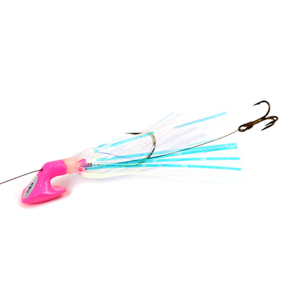 Blue Water Candy Wedgie Pink Pearl Mylar