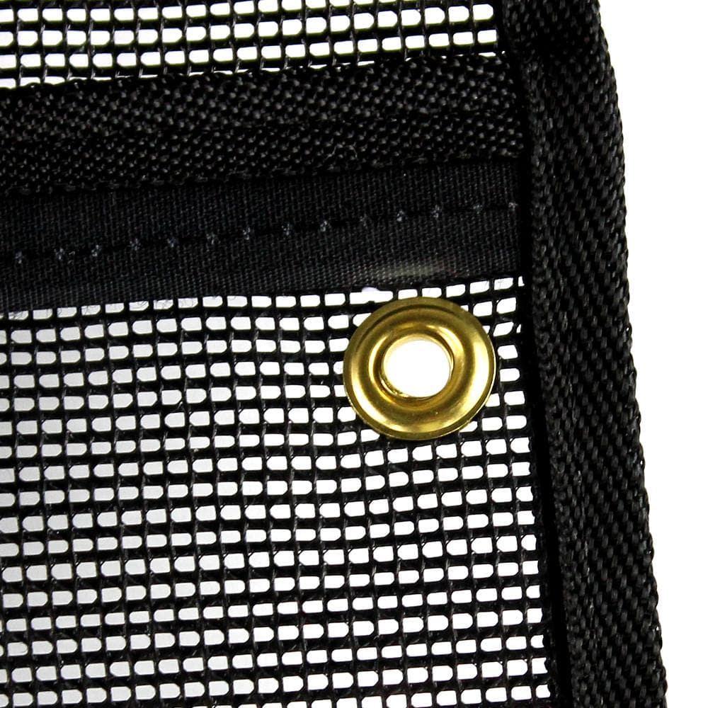 brass grommets on all bags