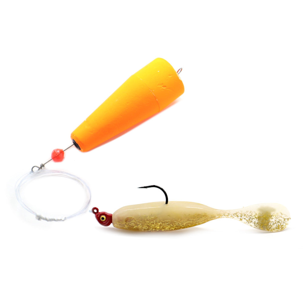 DOA Deadly Combo Swimbait Glow Goldrush