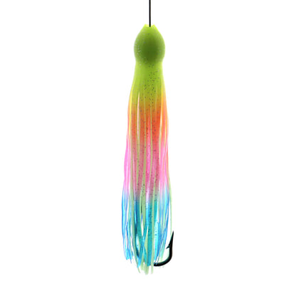 El Cheap Hoo Affordable Wahoo Trolling Lure Glow Rainbow