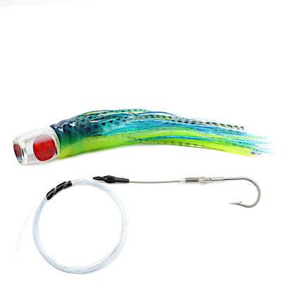 Epic Cup Face Trolling Lure Mahi Crystal Mirror Rigged
