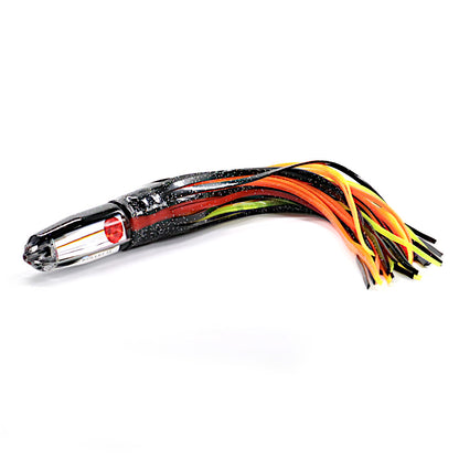 Epic Black Mirror Series Wahoo Lure for Trolling black red orange unrigged