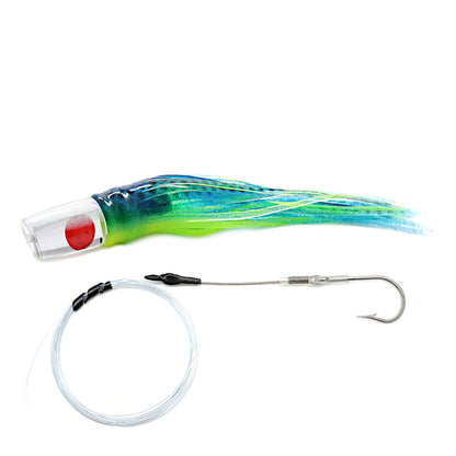 Epic Slant Head Trolling Lure Mahi Crystal Mirror Rigged