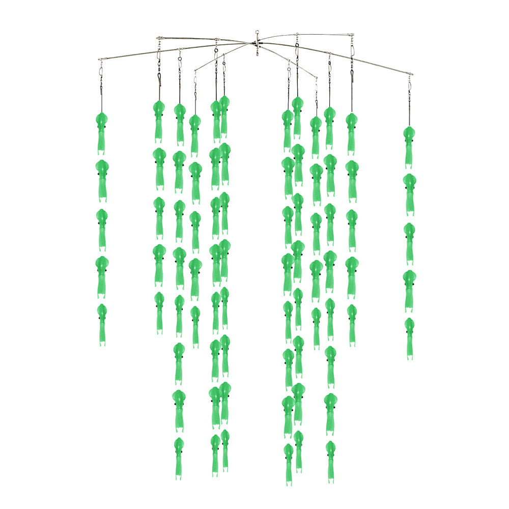 Epic Fishing Co Compact Phat Squid Dredge Green