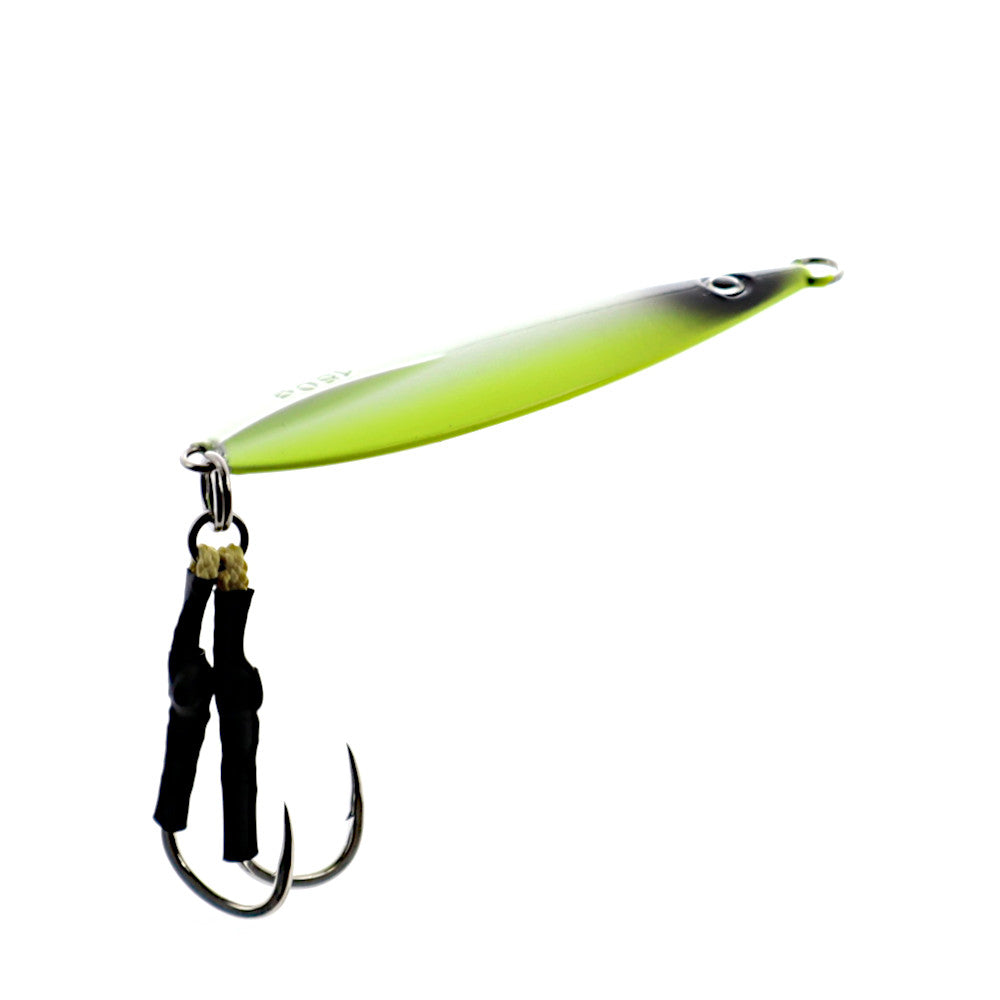 Flat Fall Jig Glow Chartreuse