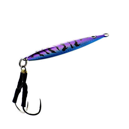 Flat Fall Jig Purple Blue