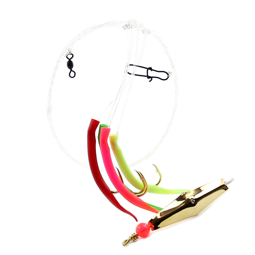 Clarkspoon Mackerel Tree Rig Gold Spoon