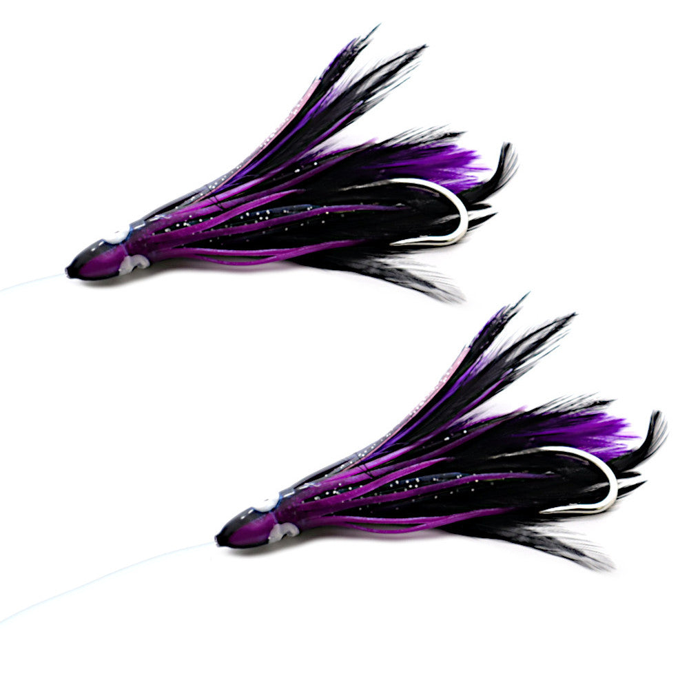 Jaw Lures Mahi Tuna Feather Purple Black