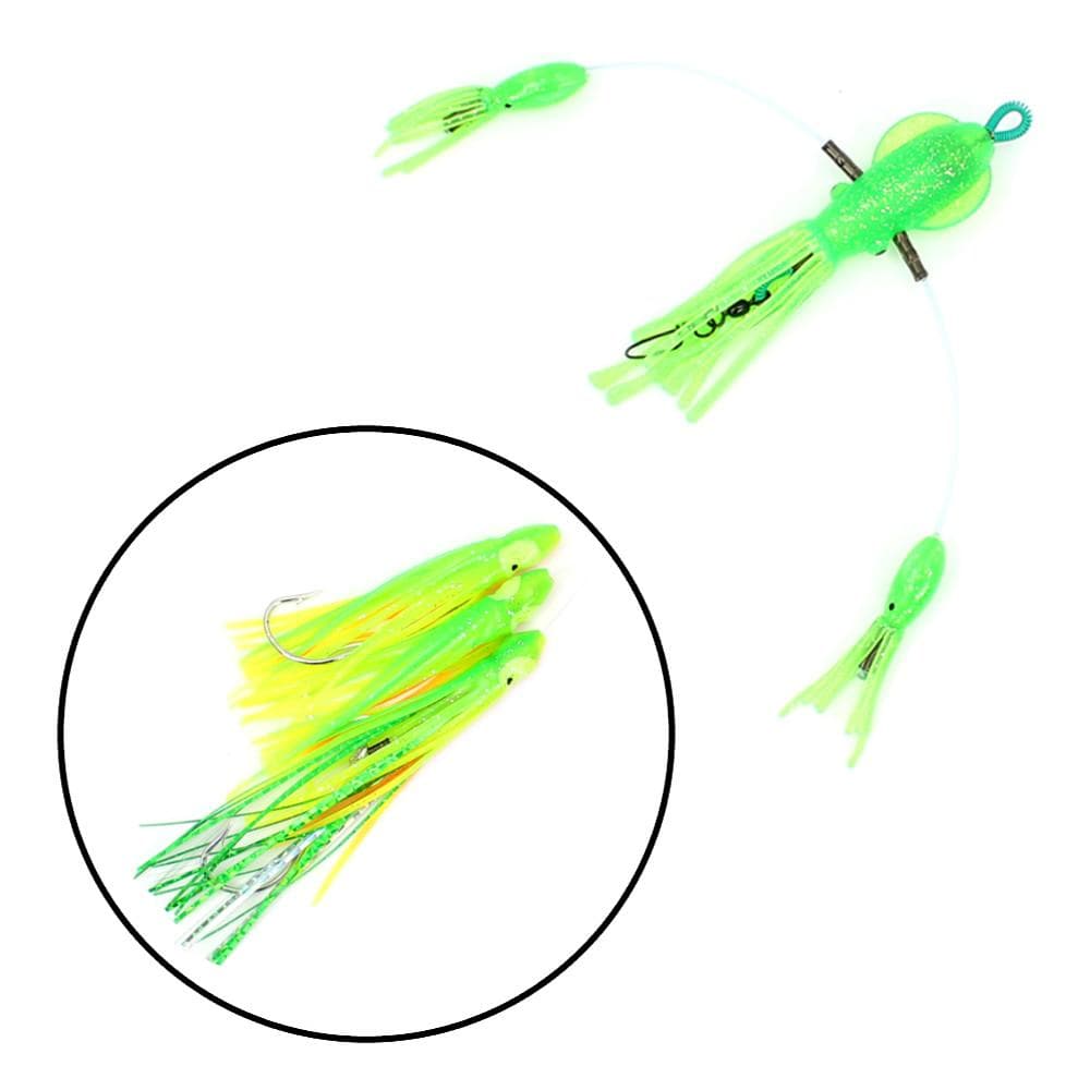 Mahi Madness Blue Water Candy Lures Electric Green