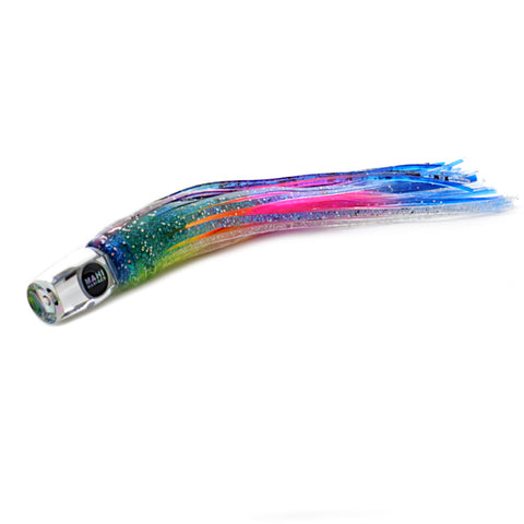 Big Chugger Cupped Marlin Lure with Dual Skirts Clear