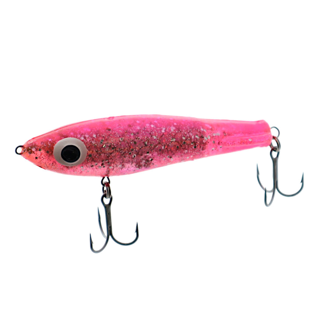 Paul Brown original corky soft twitch bait pink silver