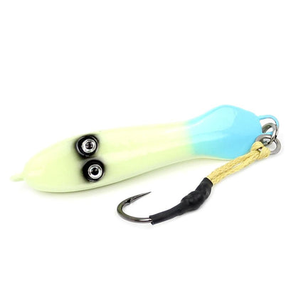 blue water candy fishing lures Blue Water Candy Roscoe Jig - Pink Glow