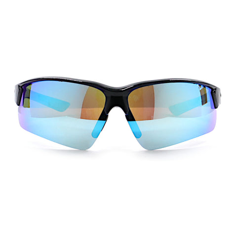 Sea Striker King Neptune polarized fishing sunglasses black blue mirror S243