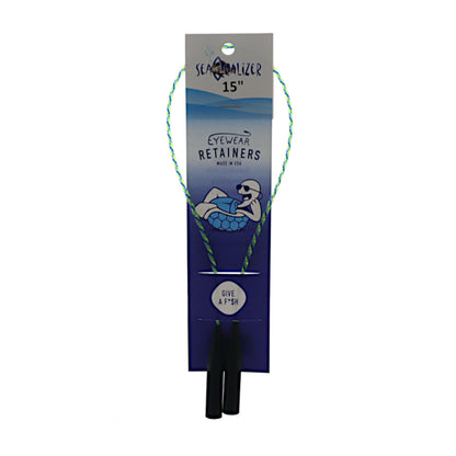 Seaqualizer Recycled Mono Sunglasses Strap Clear Blue Green