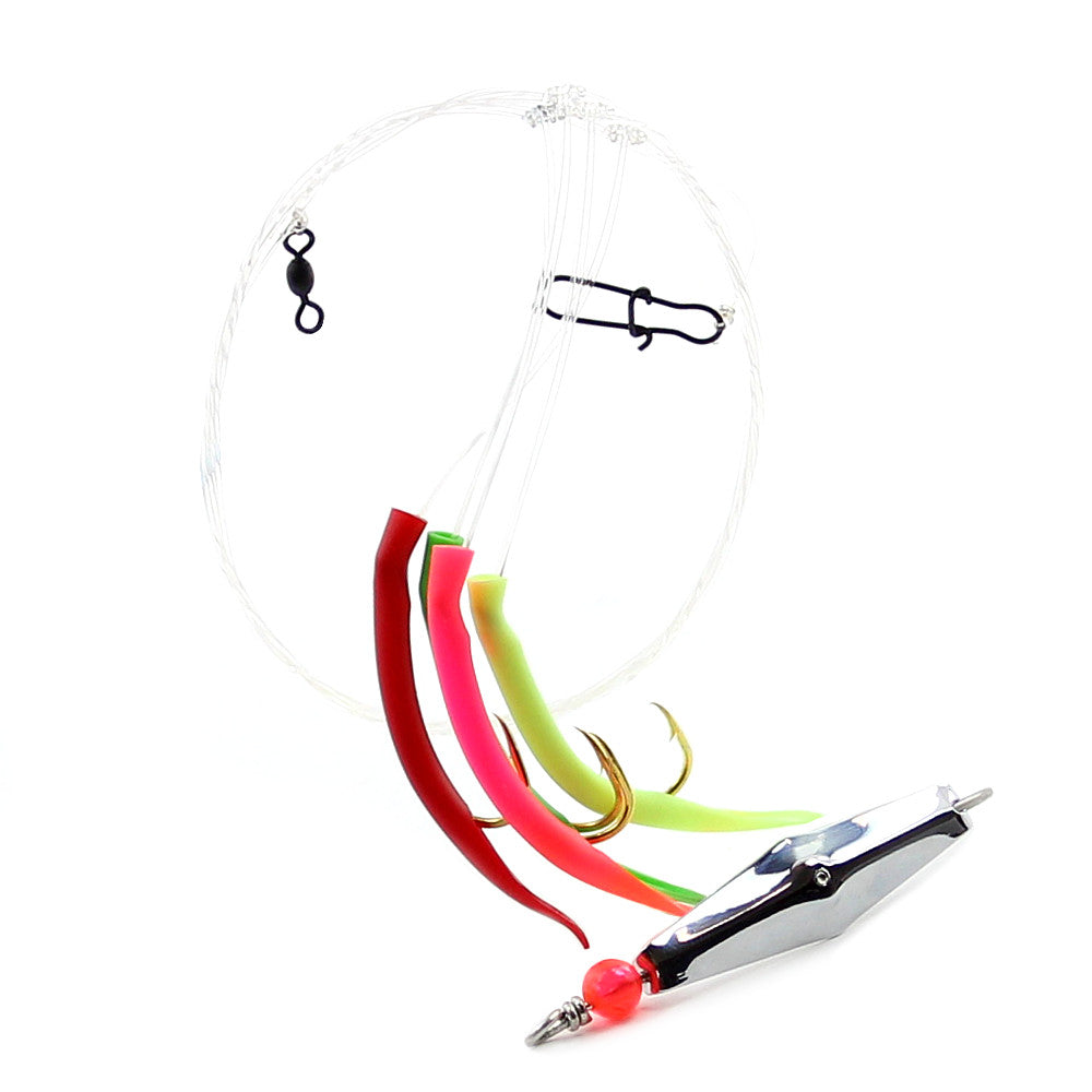 Clarkspoon Mackerel Tree Rig Chrome Spoon