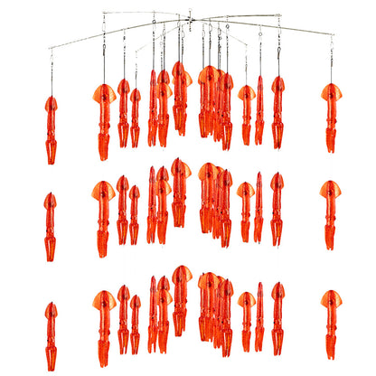 Fish Razr Squid Dredge Red