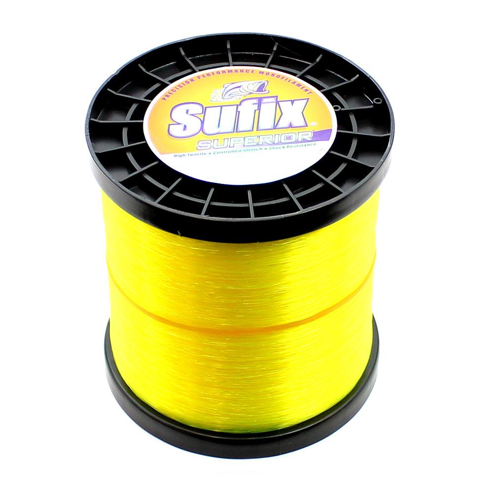 Sufix Superior Monofilament Fishing Line Hi-Vis 2.2lb Spool