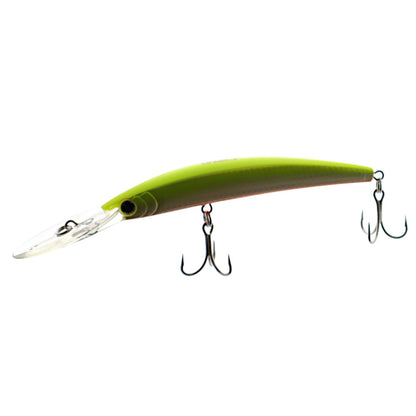 Yozuri Crystal Minnow 5 Floating Holo Chartreuse