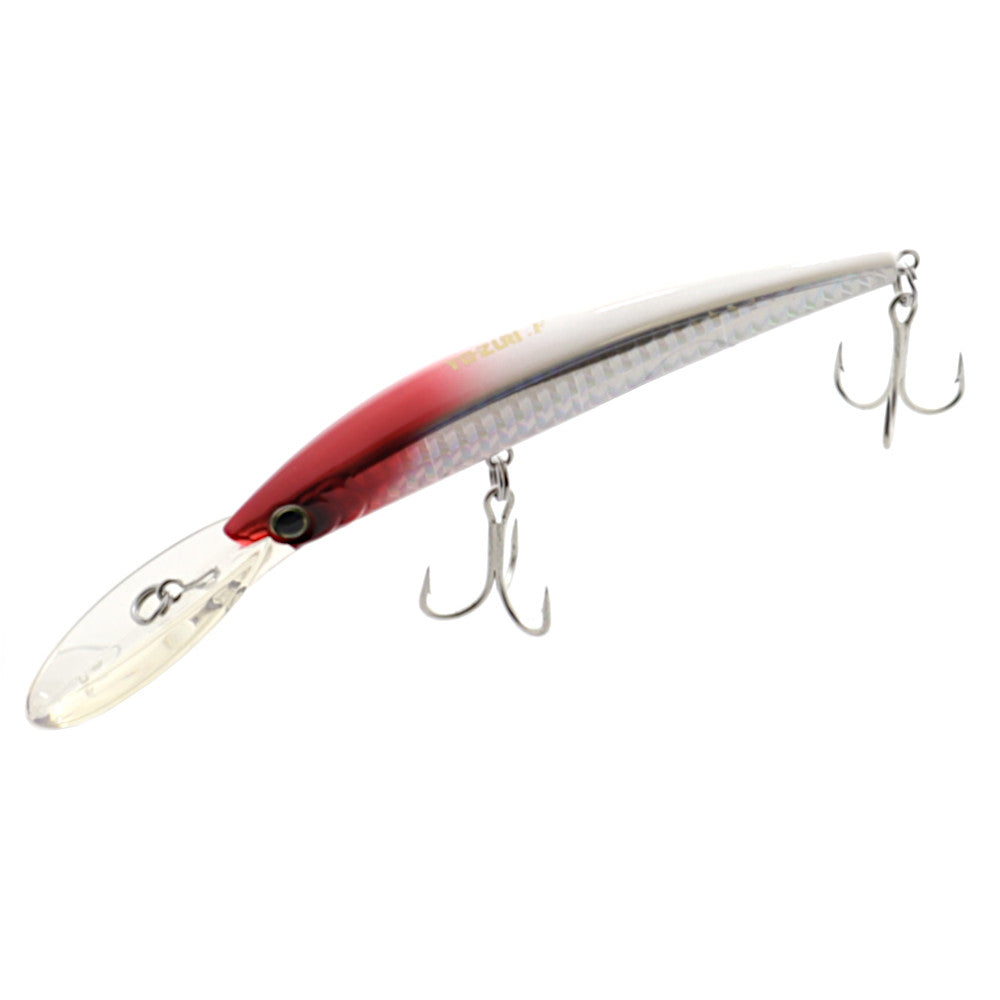 Yozuri Crystal Minnow Deep Diver Holographic Red Head