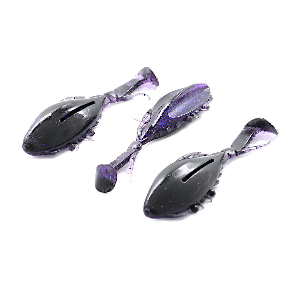 ZMan Kicker Crabz Soft Plastic Purple Demon