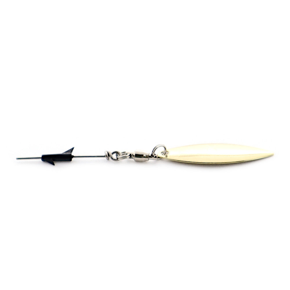 Zman TRD Spinz Tail Spinner Gold Blade