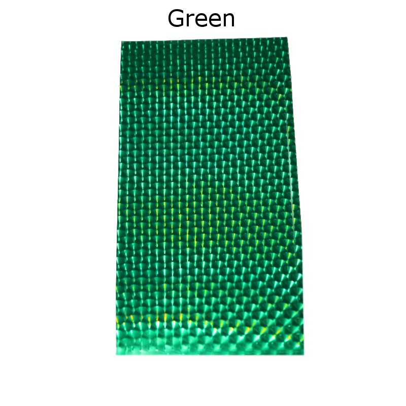 Photo of Green Mylar Sheets