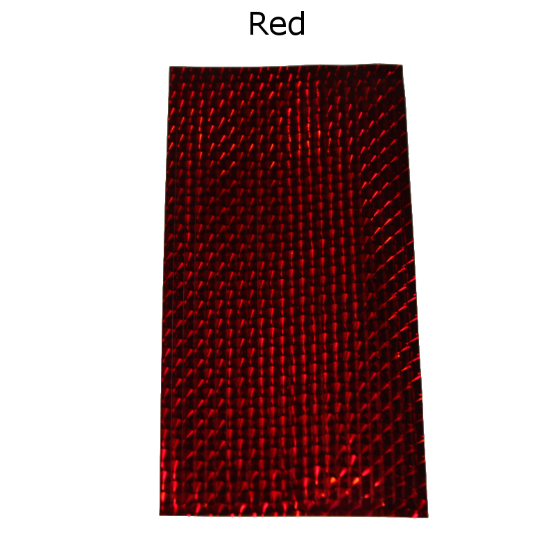 Photo of Red Mylar Sheets